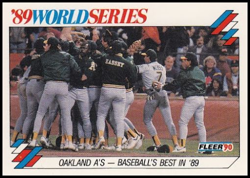 90FWS 12 Oakland A's - Baseball's Best in '89.jpg